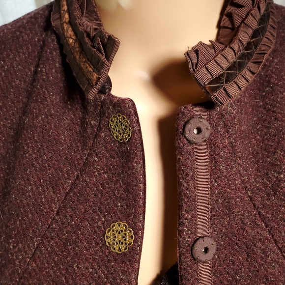 Vintage reversible Wool and Silk Jacket - Picture 2 of 8